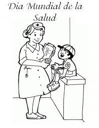 Este año el tema es construir. Dibujos Del Dia Mundial De La Salud Para Pintar Colorear Imagenes