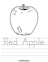 Red Apple Worksheet Red Apple Red Day Activity Worksheets
