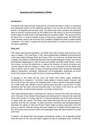 Expansion and Consolidation of British - Expansion and Consolidation of  British Introduction :- The - Studocu