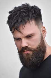 15 The Trendiest Men S Fringe Haircuts Of 2021 Haircut Inspiration In 2021 Hair And Beard Styles Beard Haircut Mens Hairstyles Short