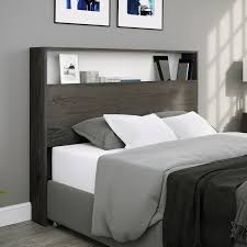 For each shelf cut one piece to 16 in length and one piece to 10 ½ in length. 10 Bookcase Designs That Double As Headboards