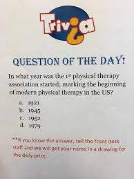 Want to be the biggest weed wiz there ever was? Here S Today S Trivia Crossroads Physical Therapy Facebook