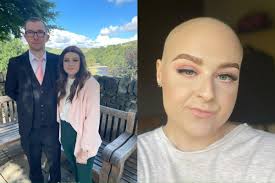 Woman celebrates first wedding anniversary after two cancer battles