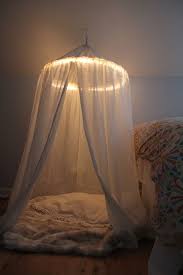 Homemade Tent With Lights Canopy Bed Diy Diy Furniture Bedroom Diy Canopy