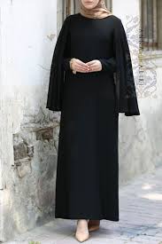 Cape Dress In Black Abayas Fashion Moslem Fashion Muslim Fashion Dress
