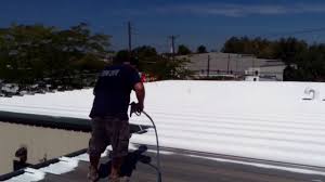 How To Spray Silicone Coating On Metal Roofs Youtube