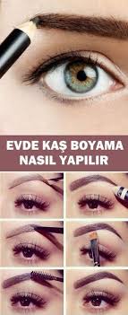 Evde Sorunsuz Kas Boyama Uygulamasi Kas Kalemi Kas Makyaj Dersi