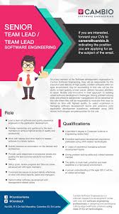 Vacancies At Cambio Send In Your Cv S Cambio Software Engineering Facebook
