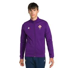 Le Coq Sportif Fiorentina Full Zip Sweat Presentation Roxo Goalinn