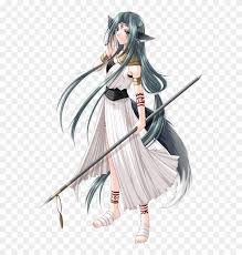 What are some good angel silhouettes for christmas? Nice Girl Anime Anime Female Half Demon Free Transparent Png Clipart Images Download