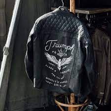 Motocyclesgear Motocyclesharley Motocyclesgirl Motocyclesdesign Motocyclesformen Motocyc Triumph Leather Jacket Custom Leather Jackets Leather Jacket Men