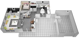 Nos plans de maison sont créés avec une attention particulière aux détails et au design. Plan Maison Moderne 120m2