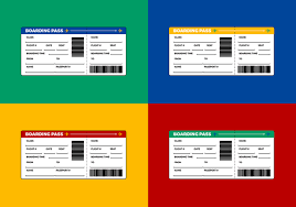 Flugticket vorlage zum bearbeiten : Kostenlose Flugticket Boarding Pass Vektor 99545 Vektor Kunst Bei Vecteezy