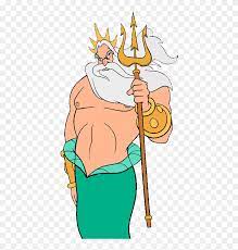 Ariel is the title character of the franchise. King Triton Trident Png Clipart King Triton Little Mermaid Png Transparent Png 5466413 Pinclipart