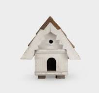English 1 Tier Handmade Birdhouse in Reclaimed Pine