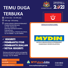 Ground floor, lot pt 816 bandar baru kubang kerian jalan raja perempuan zainab ii 16150 kota bharu kelantan, kubang kerian, 15200 kota bharu, kelantan, מלזיה. Myfuturejobs On Twitter Temu Duga Terbuka Anjuran Perkeso Kelantan Majikan Yang Terlibat 1 Mydin Kubang Kerian Hypermarket Cawangan Negeri Kelantan Tarikh 25 Mac 30 April 2021 Masa 9 00 Pagi 5 00