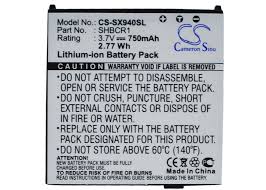 CS 750mAh battery for Sharp 940SH ...