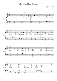 While many people stream music online, downloading it means you can listen to your favorite music without access to the inte. Morning Has Broken Sheet Music For Piano Download Free In Pdf Or Midi Good Morning Music Morning Has Broken Morning Music