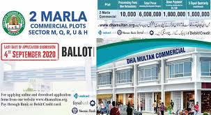 Dha Multan 2 Marla Commercial Plots Easy Installments Plan Eproperty