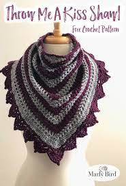 Lace Border Crochet Shawl Throw Me A Kiss Marly Bird Crochet Shawl Pattern Free Shawl Crochet Pattern Crochet Shawl