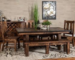 Update your room with bench dining table and chair sets. Amish Independence Trestle Dining Room Set Deutsch Furniture Gallery