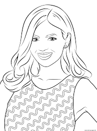 Celebrity coloring pages for adults. Victoria Justice Celebrity Coloring Pages Printable