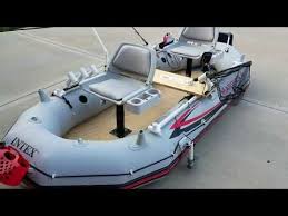 Intex Mariner 4 Bass Boat Modifications Youtube Bass Boat Fishing Pontoon Boats Inflatable Kayak