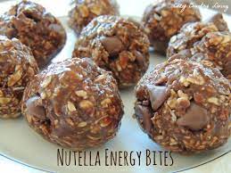 Nutella Energy Bites Cozy Country Living Recipe Nutella Recipes Snacks Healthy Sweets