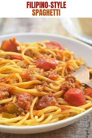 Filipino Style Spaghetti Recipe Filipino Style Spaghetti Filipino Style Hot Dog Recipes