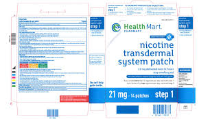 healthmart nicotine transdermal system step 1 patch