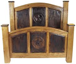 Mission style bedroom set king. Rustic Pine Texas Lone Star Whole Bed