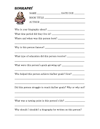 Biography Book Report Template Book Report Templates Biography Book Report Template Biography Book Report