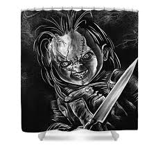 Bride of chucky tiffany coloring pages. Bride Of Chucky Shower Curtains Fine Art America