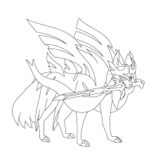 Kleurplaat pokemon sun and moon model coloriage solgaleo pokemon. Pokemon Kleurplaten Zon En Maan