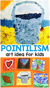 Bear loves these books about katie who can go through a frame and enter a painting. Georges Seurat Pointillism Art Lesson For Kids Easy Peasy And Fun