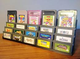 Gba Cartridge Display Tower For Nintendo Gameboy Advance Etsy In 2021 Retro Games Room Trading Card Store Gameboy