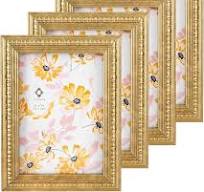 Amazon.com - Concepts 4x6 Set Of 4 Gold Ornate Vintage Resin ...
