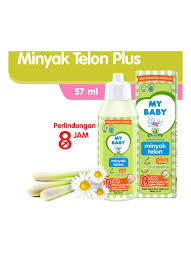 Membantu menghindari bayi dari gigitan nyamuk/serangga. My Baby Minyak Telon Plus 57ml Klikindomaret