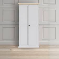 Rauna turig167 cm home affaire breitkolonial kleiderschrank. Home Affaire Kleiderschrank Erstrahlt In Einer Schonen Holzoptik Mit Einem Kranzprofil Oben Und Unten Online Kaufen Otto