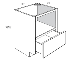 mb30: base microwave cabinet: dover rta