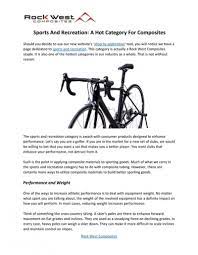 An average score based on hundreds or even thousands of. Sports And Recreation A Hot Category For Composites