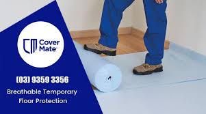 Breathable Temporary Floor Protection In 2020 Temporary Flooring Safe Cleaning Products Waterproof Flooring
