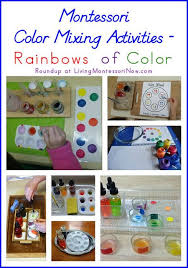 Montessori Color Mixing Activities Rainbows Of Color Montessori Color Montessori Art Color Activities