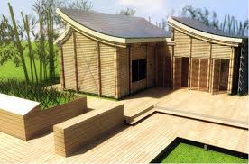 Rumah minimalis tanah 6x14 meter, atap limas doro gepak. 45 Desain Rumah Bambu Sederhana Semi Modern Rumahku Unik