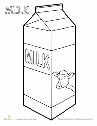See milk coloring pages stock video clips. Milk Worksheet Education Com Food Coloring Pages Coloring Pages Milk Color