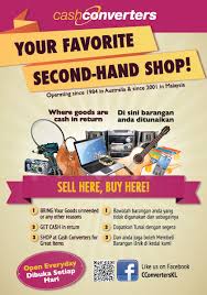 Over in johor bahru is where the 8th store is located. Cash Converters Flyers On Behance