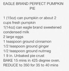 Eagle Brand Perfect Pumpkin Pie Recipe Nothing Fancy But Probably The Best Yet Perfect Pumpkin Pie Eagle Brand Pumpkin Pie Pumpkin Pie Recipes