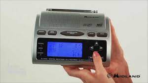 How To Program The Midland Wr 300 Weather Radio Youtube