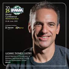 We're excited to welcome Pedro Terencio to the #IFAMA2025 speaker lineup!  👏 As Executive Director of Campanelli, Pedro leads one of Brazil's top 10  feedyards—where innovation, sustainability, and precision ag come together.