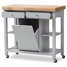 Check spelling or type a new query. Witkowski Homer Kitchen Cart With Wood Top Kitchen Cart Small Kitchen Island Grey Kitchen